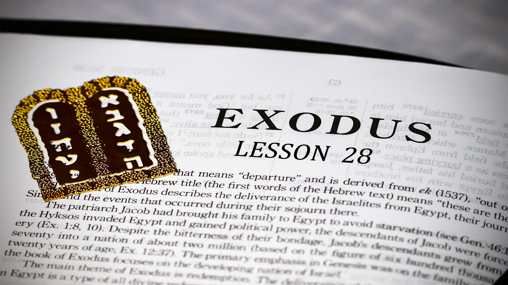 Lesson 28 - Exodus 28 & 29 - Torah Class